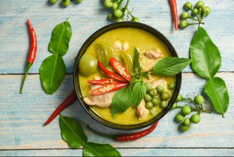 Poulet au curry vert (Green Curry)