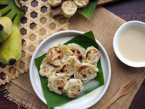Crêpes thaïlandaises à la banane